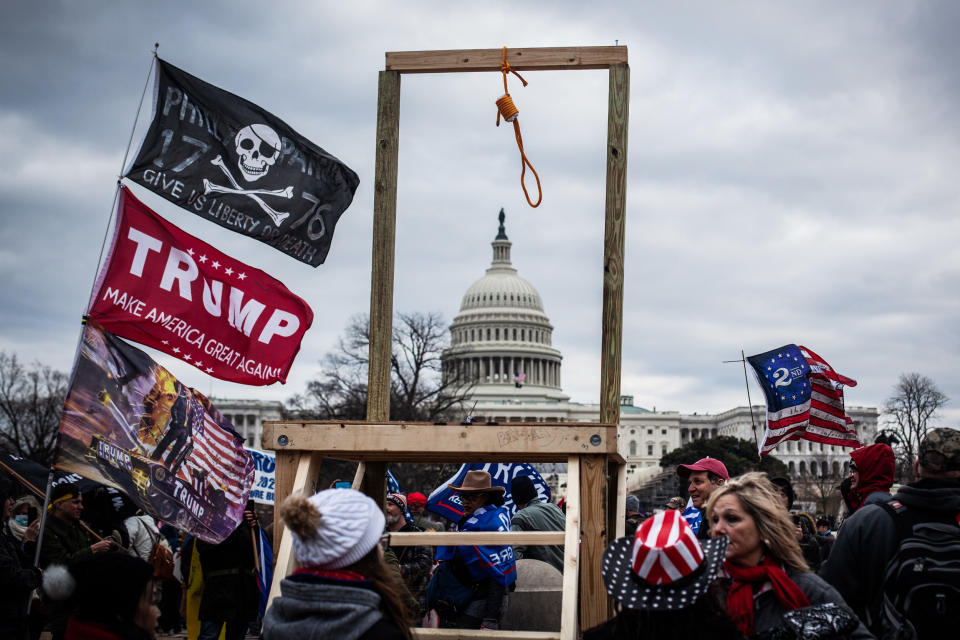 Trump Supporters Hold "Stop The Steal" Rally In DC Amid Ratification Of Presidential Election (Shay Horse / NurPhoto via Getty Images file)