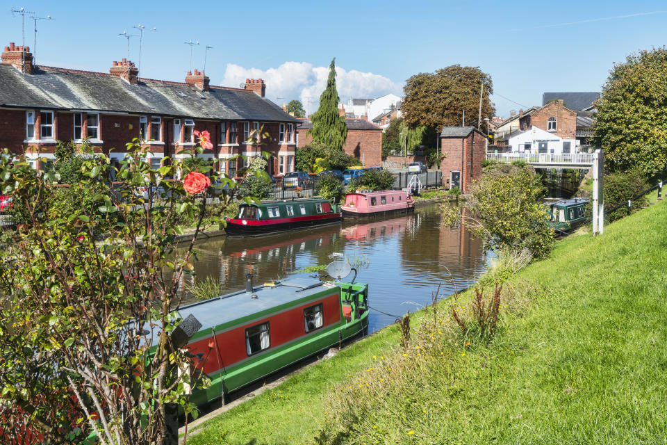 Chester canal port, 18th Century,  transport, Telford, Chester city centre, England,