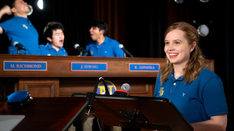 Alexis Fria, Ben Wang, Mahi Alam and Angourie Rice