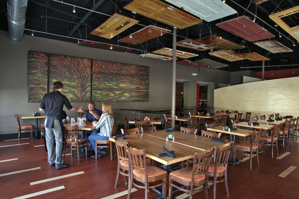 Alba with its doors hanging on the ceiling and menu of farm-to-table fare is perfect for a special night out.