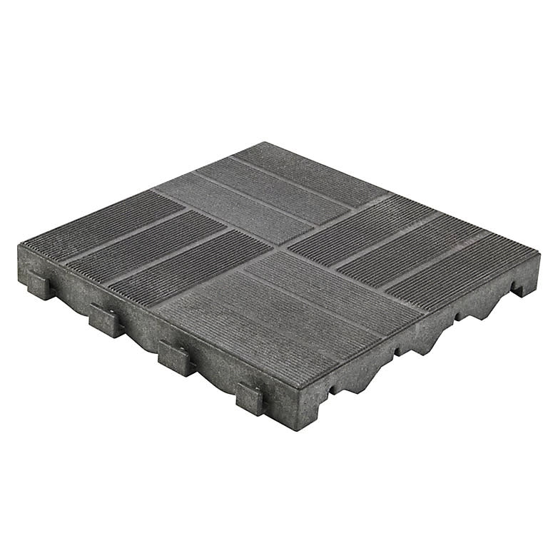 Klikstrom Angara Grey Composite Clippable Deck Tile (l)40cm (w)40cm (t)45mm