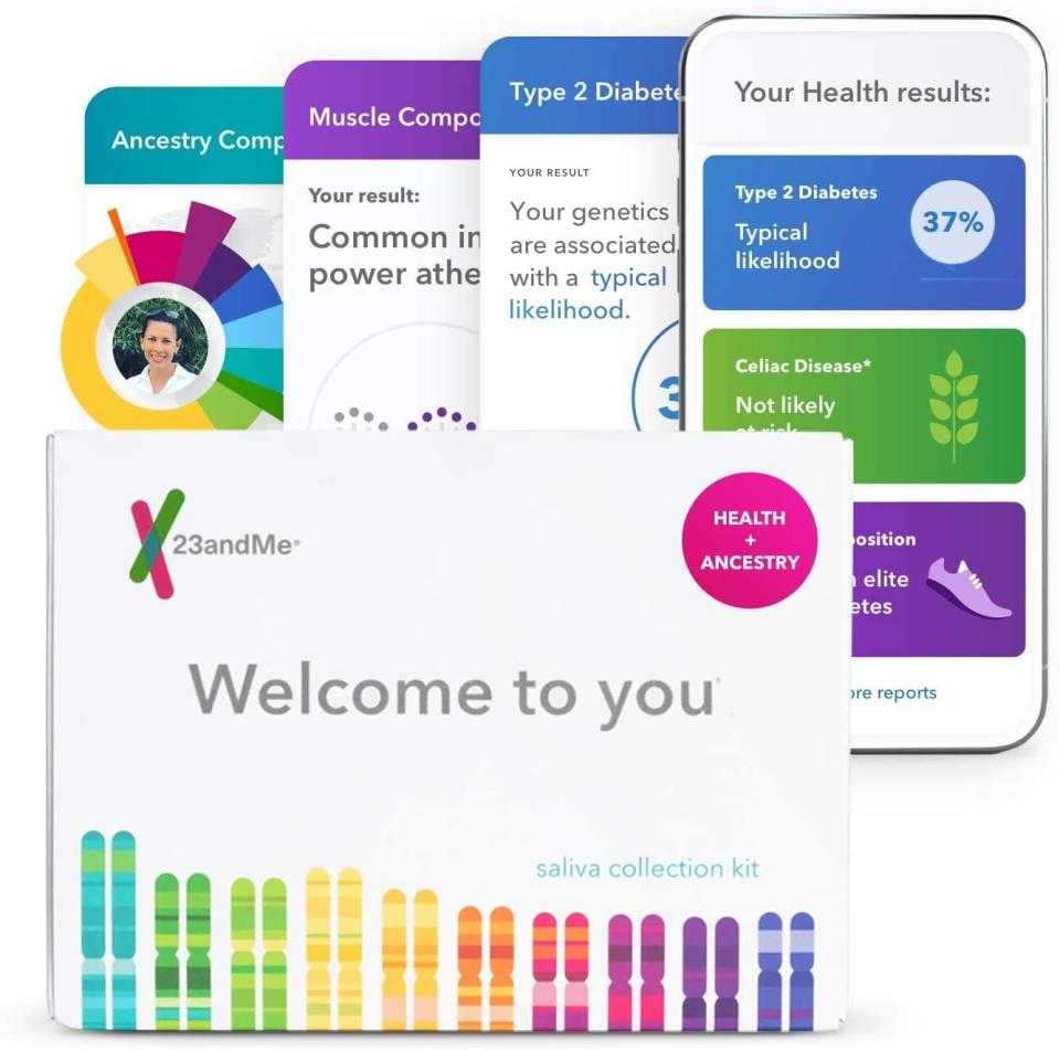 Get the 23andMe DNA kit for <a href="https://amzn.to/3iYn2no" target="_blank" rel="noopener noreferrer">$100 on Amazon</a> this Prime Day. (Photo: Amazon)