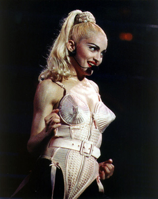 Madonna’s Cone Bra Spiky Cyclone Boobs Burlesque Bodysuit