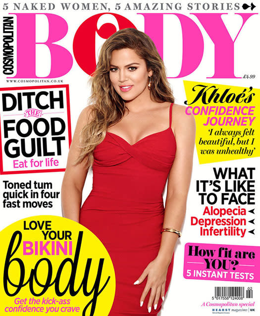 Khloe Kardashian has undoubtedly been looking super-slim these days, but according to the 30-year-old reality star, she actually started her road to fitness when her relationship with former NBA star Lamar Odom wasn't going so well. "When me and Lamar were having issues, I decided to channel my energy into working out...if I went out with my girlfriends I would be hounded by paparazzi and made to feel more humiliated," she tells <em>Cosmo Body</em> in a new interview. "The gym was my only refuge. I could put music on and dance around with my girlfriends and be silly." Khloe filed for divorce from Lamar in December 2013, after marrying him in 2009 just a month after meeting. But more than a year later, the two are still married and their case might be dismissed if the couple doesn't take action soon. Maybe that's why Khloe's been hitting the gym and flaunting that bod more than ever? PHOTOS: Biggest Celebrity Weight-Loss Transformations Still, she shares that with or without the extra weight, she can't please everyone. "Now on my Instagram page people comment saying, 'I liked you better when you were bigger,' and I think, 'Thank God I don't live my life for other people because I'd be in a constant tug of war,'" she muses. Khloe also stresses that she lost the weight the good old-fashioned way -- no surgery needed. "I'm not against plastic surgery -- if you want to do a tweak, I'm all for it, but you have to love yourself first because no surgery is going to change your heart," she says. "It would have been such an easy solution to get liposuction or whatever, but you have to be healthy to maintain that. I've always felt like 'Wouldn't it be great to accomplish that on your own?'" Cosmopolitan VIDEO: Kylie Jenner on Plastic Surgery Allegations Check out Khloe channeling her younger sister Kylie's signature plumped-up lips look in the video below!