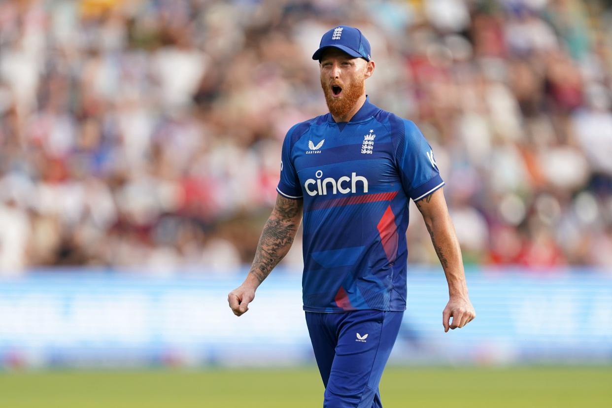 Ben Stokes is battling a hip problem ahead of the World Cup opener (Joe Giddens/PA) (PA Wire)