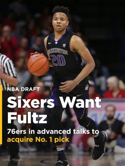 Sources: 76ers in advanced talks to acquire No. 1 pick to take Markelle Fultz