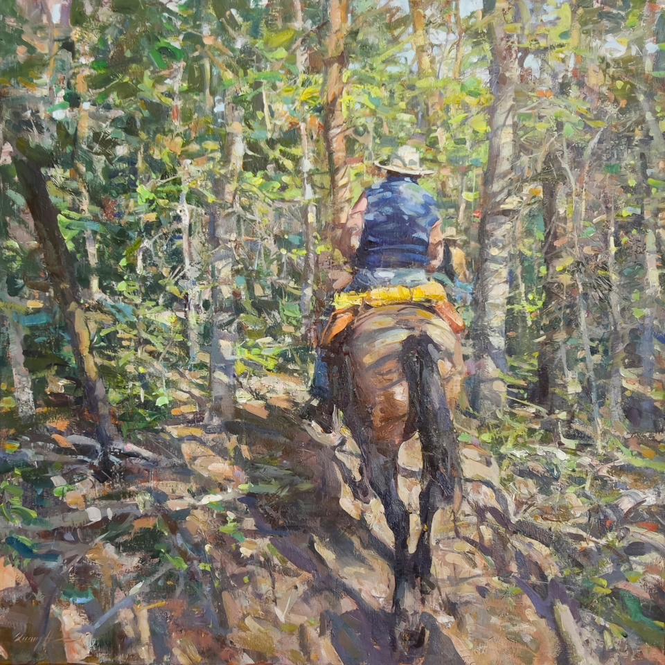 Quang Ho's oil on linen painting "Day Long Drive" will be shown during the 51st annual Prix de West Invitational Art Exhibition & Sale June 2-Aug. 6 at the National Cowboy & Western Heritage Museum in Oklahoma City.