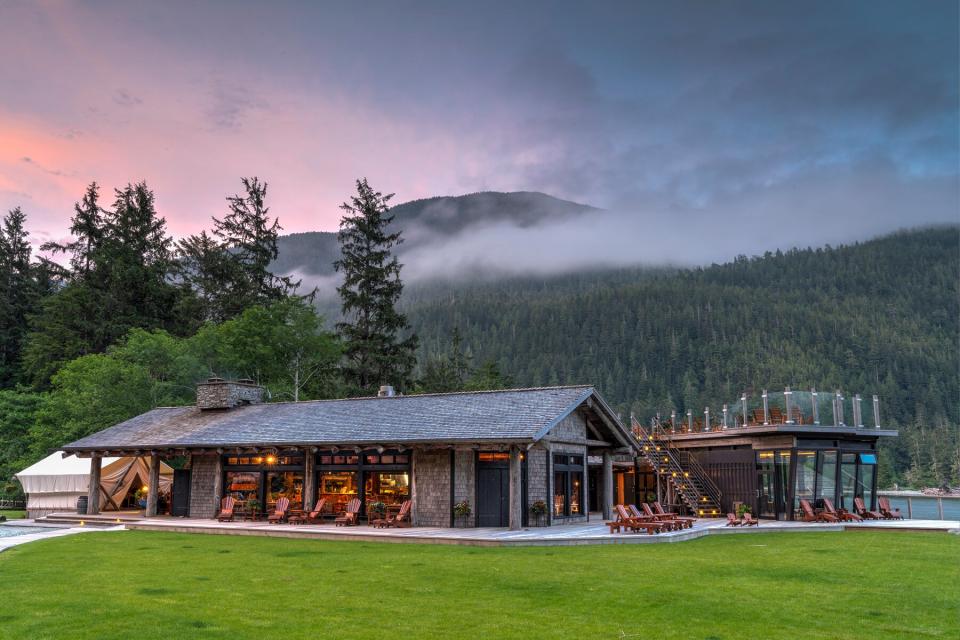 Restaurant Exterior at Clayoquot Wilderness Lodge