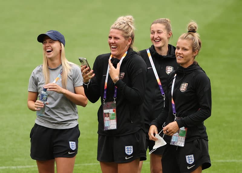 Women's Euro 2022 - England walkaround Wembley Stadium Pitch