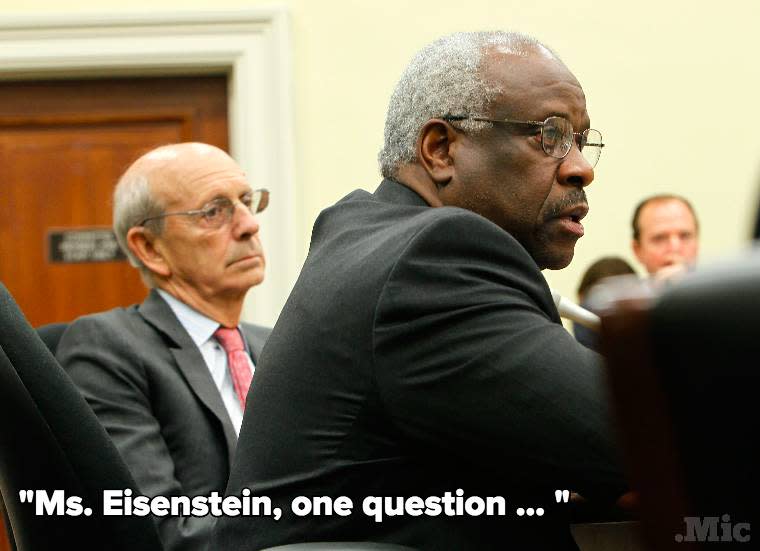 Clarence Thomas Asked His First Question in 10 Years to Challenge a Gun Rights Issue