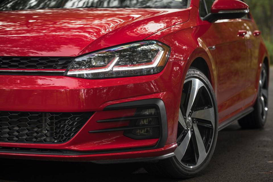 <p>And <a rel="nofollow noopener" href="https://www.caranddriver.com/volkswagen/golf-r" target="_blank" data-ylk="slk:the 288-hp Golf R;elm:context_link;itc:0;sec:content-canvas" class="link ">the 288-hp Golf R</a>speaks to our power lust-it's a legitimate performance car, both in terms of numbers and feel.</p>