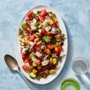 <p>Flavorful capers give this go-to Mediterranean dish a serious boost of flavor, while a pinch of confectioners’ sugar balances the tartness for the perfect zesty bite. Consider this our go-to Greek salad recipe.</p><p><em><a href="https://www.goodhousekeeping.com/food-recipes/healthy/a31914743/greek-salad-recipe/" rel="nofollow noopener" target="_blank" data-ylk="slk:Get the recipe for Greek Salad »;elm:context_link;itc:0;sec:content-canvas" class="link ">Get the recipe for Greek Salad »</a></em></p>