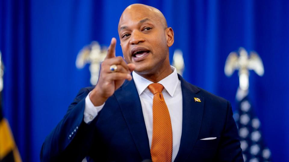 Maryland Gov. Wes Moore at Kentland Community Center on June 7, 2024, in Landover, Maryland. (Photo by Andrew Harnik/Getty Images) (Andrew Harnik/Getty Images)
