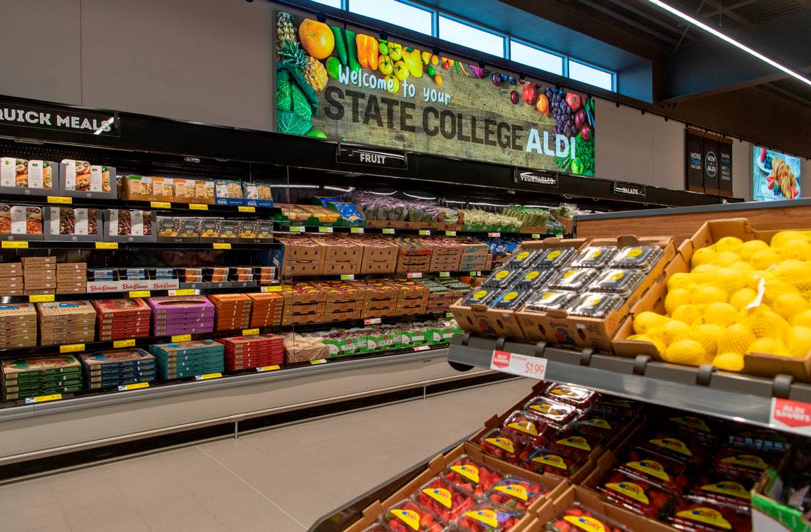 The Aldi store located along Benner Pike is pictured in this March 2022 file photo. See how the chain’s prices compare to Centre County’s other supermarkets.