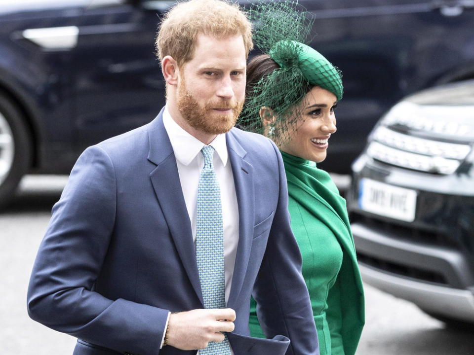 Prinz Harry und Herzogin Meghan bei einem Auftritt in London (Bild: ALPR/AdMedia/ImageCollect)