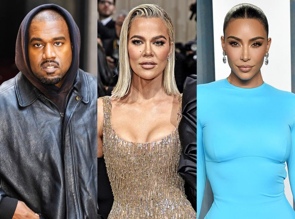 Kanye West, Khloe Kardashian, Kim Kardashian