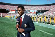 <p>Cross played cornerback for nine years in the NFL, mostly with the Philadelphia Eagles. He made history as the first African American sports analyst on national TV, becoming the first co-host of “The NFL Today” and earning the Pete Rozelle Radio-Television Award in 2009 from the Pro Football Hall of Fame.</p> 