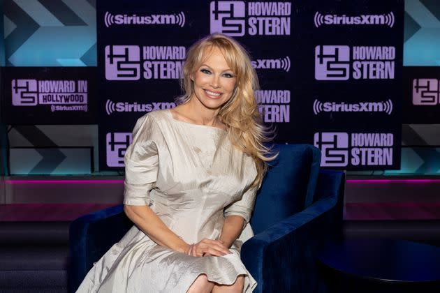 Pamela Anderson joined SiriusXM's “The Howard Stern Show” on Wednesday.