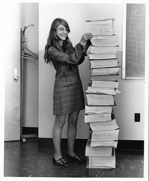 Margaret Hamilton at NASA.