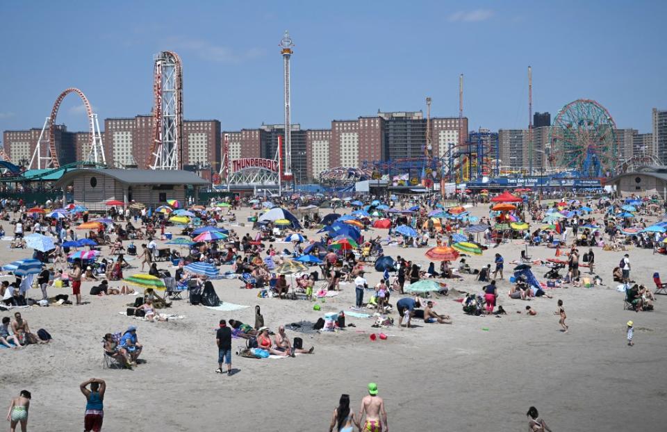 Coney Island is a top beach on Travel & Leisure’s list of the “25 Best Beaches in the USA.” Paul Martinka