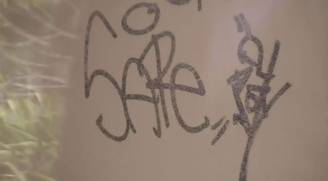 The property suffered around $25,000 worth of damage including extensive graffiti. Source: CTV News