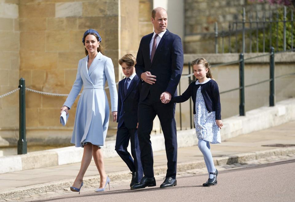 Prince William and Kate Middleton St. George's Chapel Easter Service