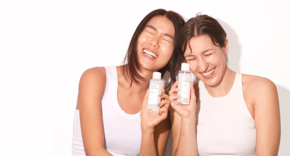 Two women with Par Kie's Super Collagen Moisture Dew