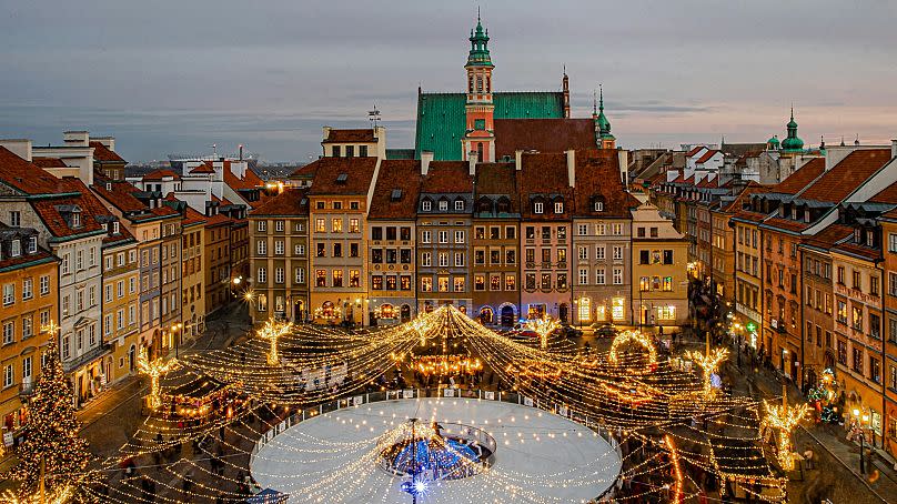 A view of Warsaw's city centre