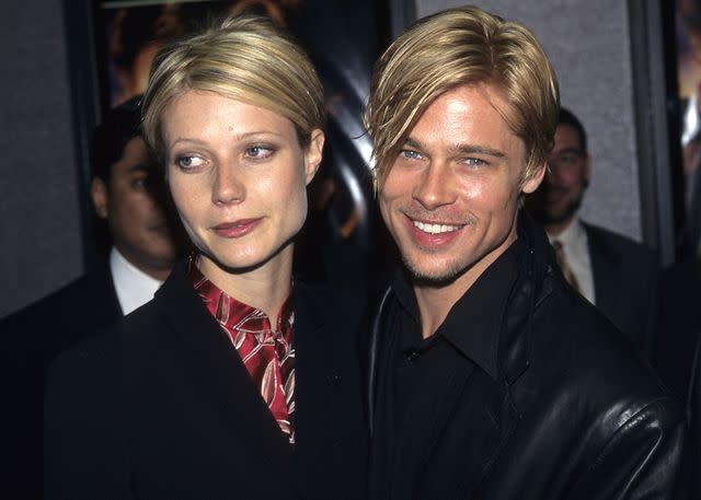 Kevin Mazur Archive/WireImage Gwyneth Paltrow and Brad Pitt