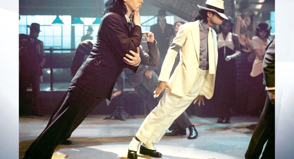 Michael Jackson gravity-defying Smooth Criminal dance move