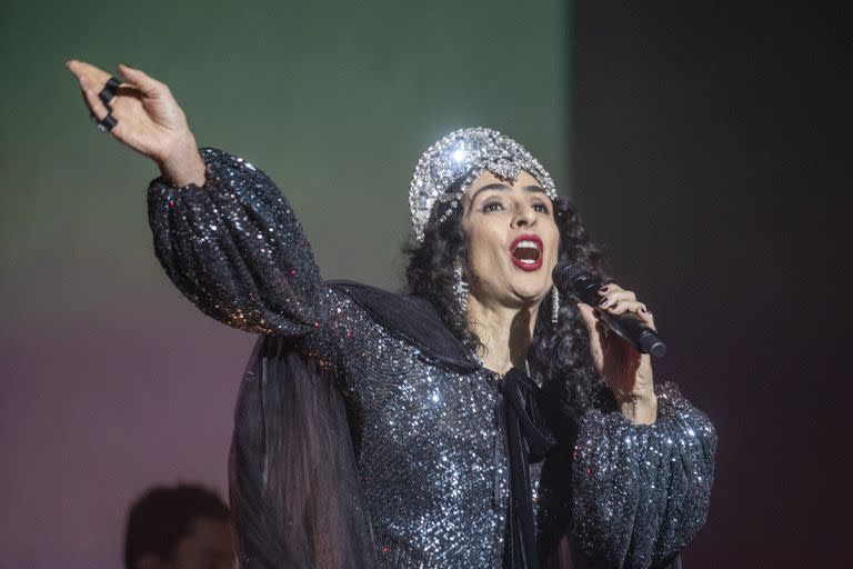 Marisa Monte, una primadonna de la canción brasileña, durante su recital en el teatro Gran Rex