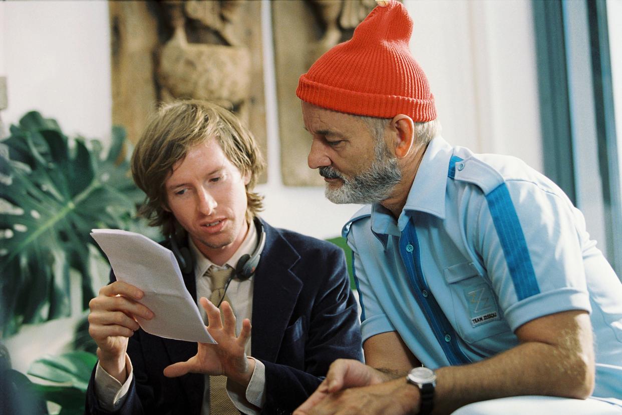 <p>Wes Anderson directs Bill Murray in 2004’s ‘The Life Aquatic with Steve Zissou’</p> (Philippe Antonello/Touchstone Pictures/Kobal/Shutterstock)