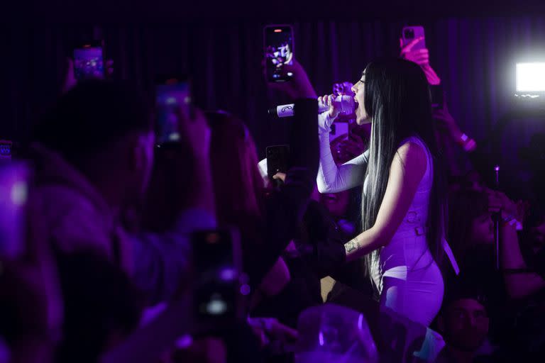 Nicki Nicole celebró su cumpleaños en el Movistar Arena