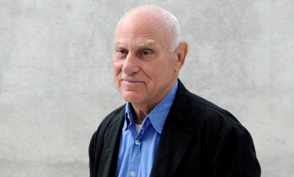 <span>Richard Serra in 2008. He has died aged 85.</span><span>Photograph: Regina Kuehne/EPA</span>