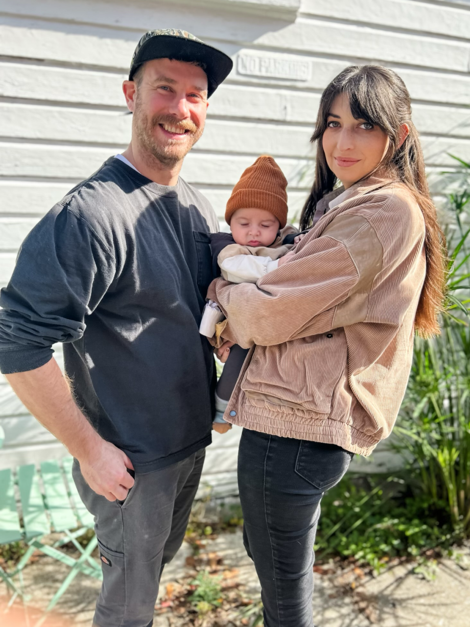 Terrence and Laura Daley, with their son Augustus, run The Daley Trade in downtown Titusville.