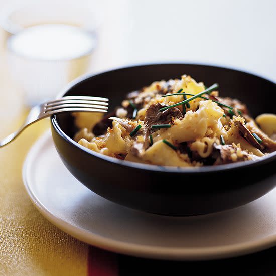 Pasta with Mushrooms and Mascarpone