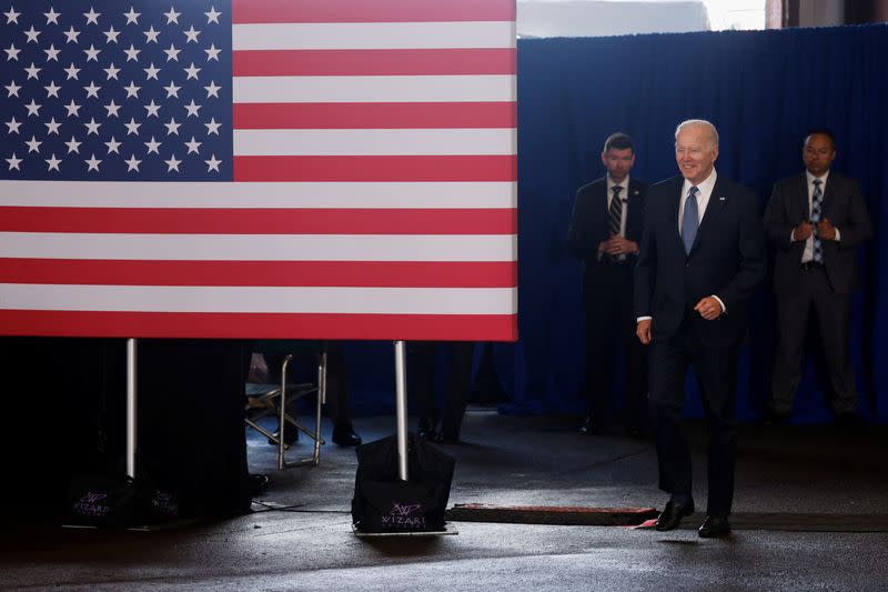 U.S. President Joe Biden visits New Hampshire