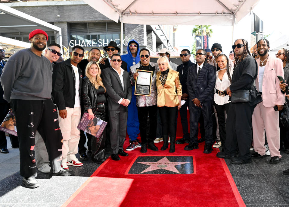 Charlie Wilson and guests Hollywood Walk of Fame