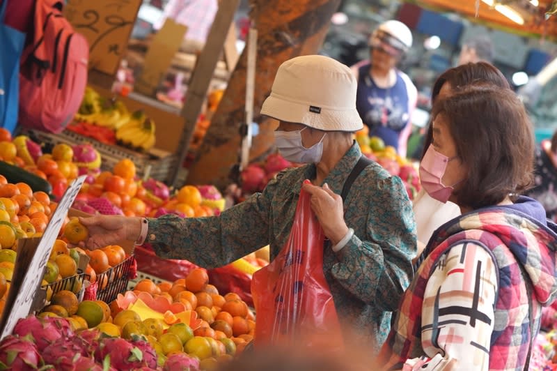 主計總處今日公布今年1月CPI年增1.79%，漲幅為近7個月來新低。資料照片／中央社