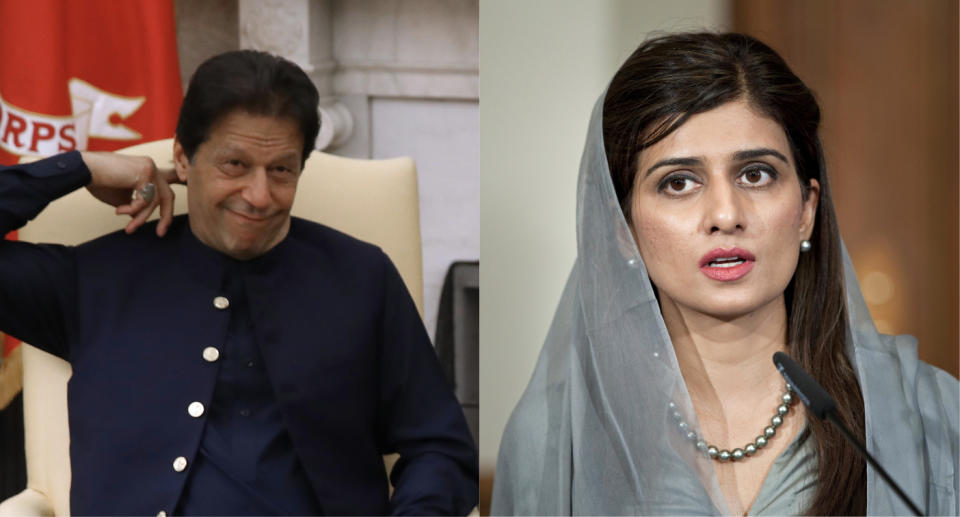 Imran Khan and Hina Rabbani Khar