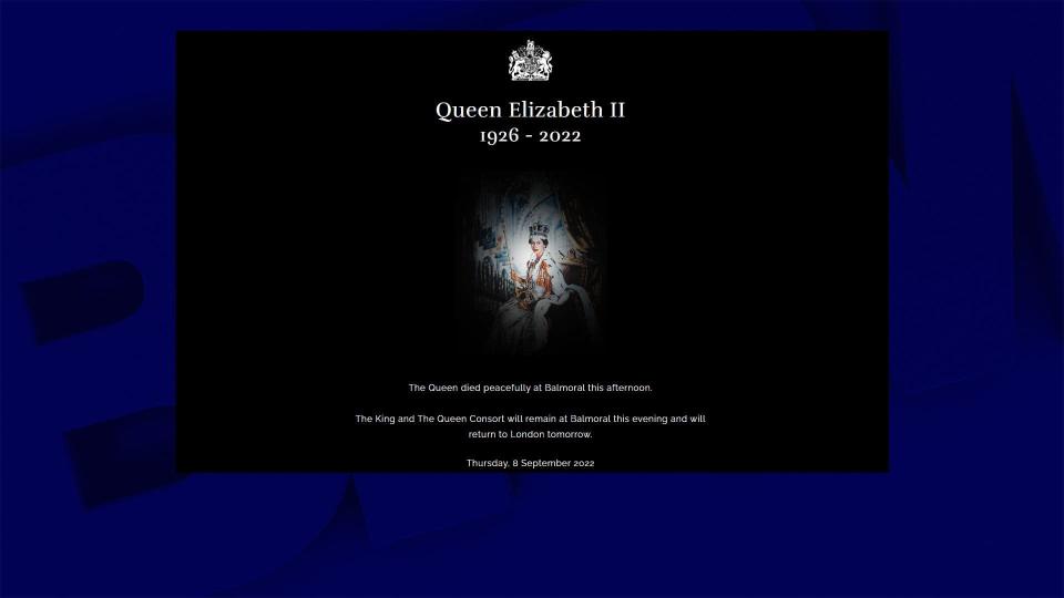 La reine Elizabeth II est morte à l'âge de 96 ans. - BFMTV