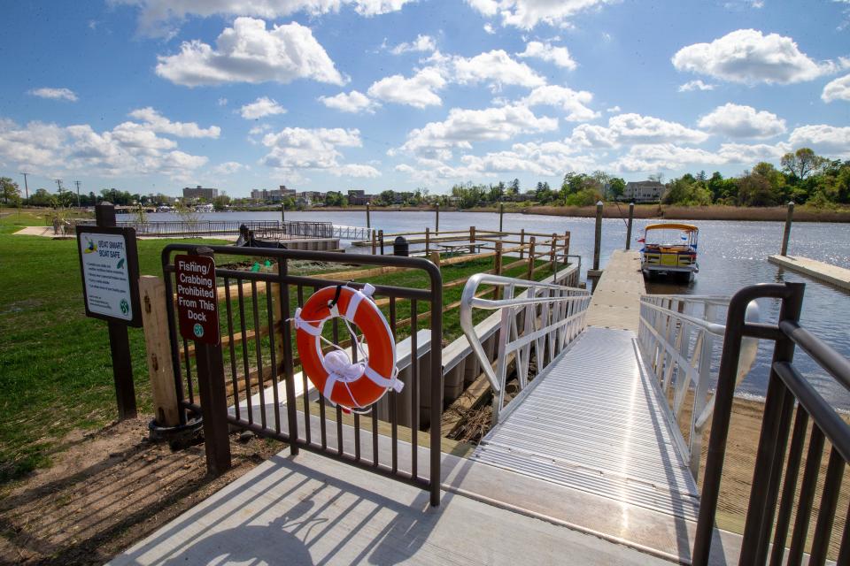 The Monmouth County Board of Commissioners officially open Swimming River Park in Middletown, NJ Monday May 1, 2023.