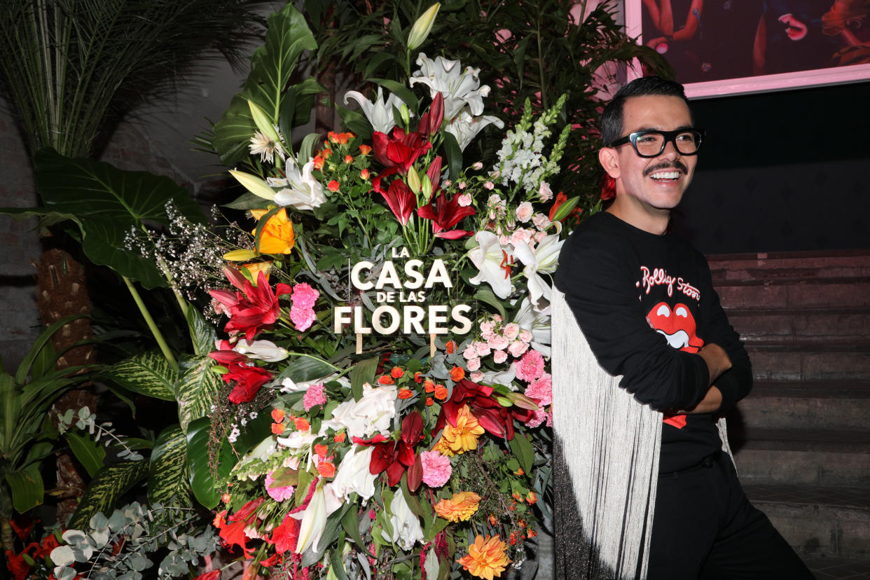 MEXICO CITY, MEXICO - AUGUST 08: Manolo Caro poses during the after party of the avant premiere of Netflix series 