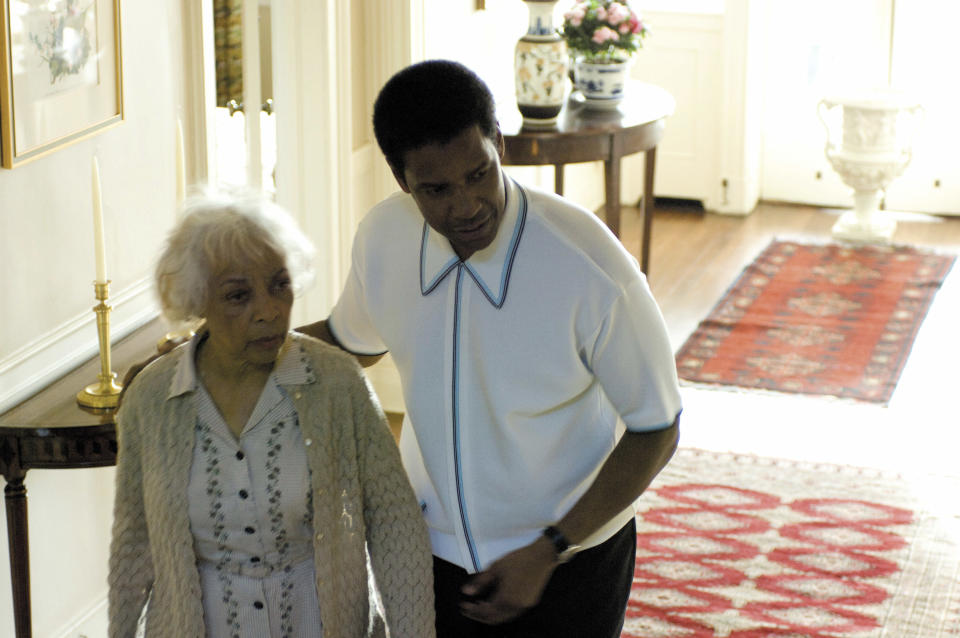 Ruby Dee with Denzel Washington