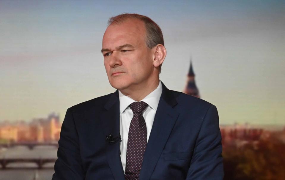 Lib Dem leader Sir Ed Davey (PA)