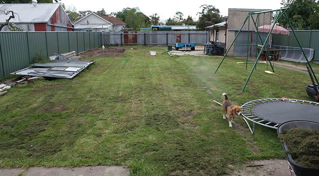 Kate wants to see her half-complete home fully renovated for her family. Photo: Supplied