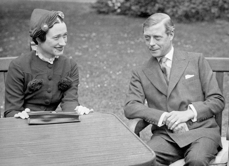 ‘Edward’ may recall a time when a divorcee was unable to be queen. Wallis Simpson and Edward VIII. Photo: Getty Images