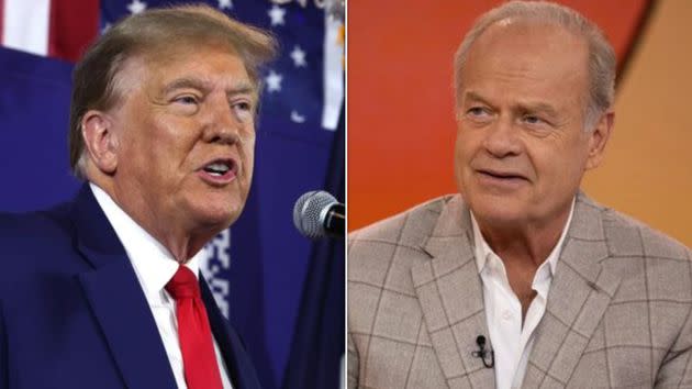 Kelsey Grammer has expressed agreement with many Trump policies while saying that the former president is a “brat.