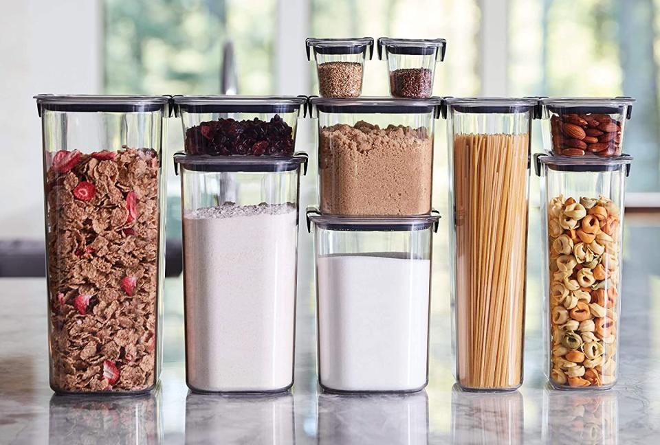 Rubbermaid Brilliance Pantry Organization & Food Storage Containers with Airtight Lids