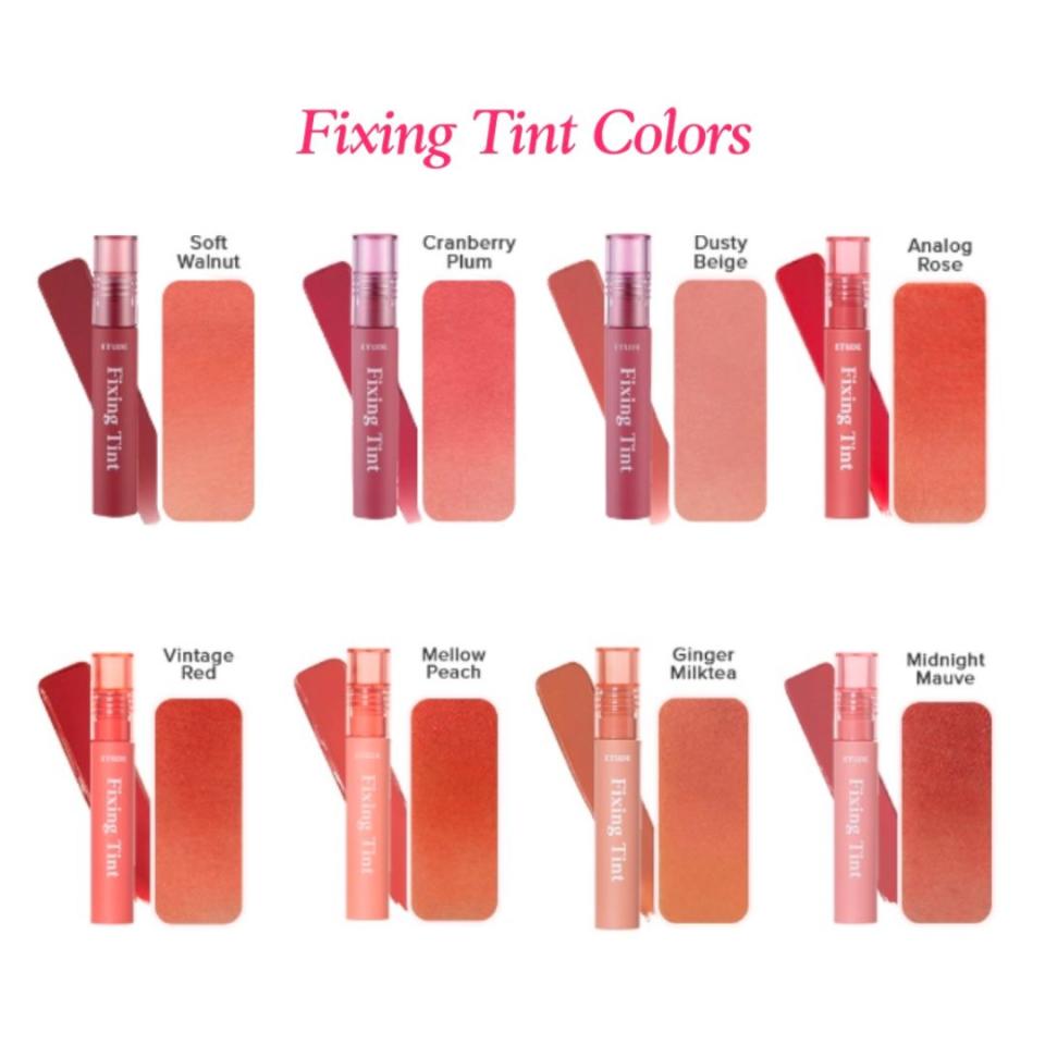 ETUDE Fixing Tint 4g - Matte, Hydrating, Mask-proof Lip Tint. (PHOTO: Shopee)